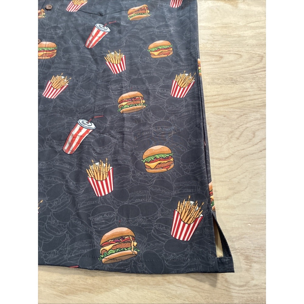 Retro Rifle FRYDAY Button Down Shirt. Men's Large - Picture 6 of 7